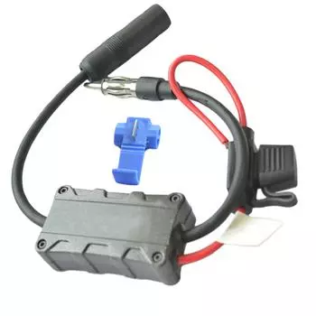 12V Universal Automobile Car FM AM Radio Stereo Antenna Signal Amplifier Booster