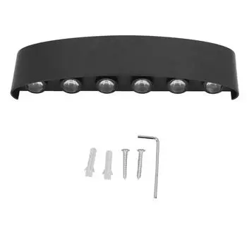 12W LED Wall Light 12 Lamp Beads Warm White Background Lamp for Indoor Decoration 90?265V белый