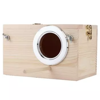 12x12x19.5 см деревянный домик для птиц, инкубатор для разведения домашних животных, аксессуары для украшения сада