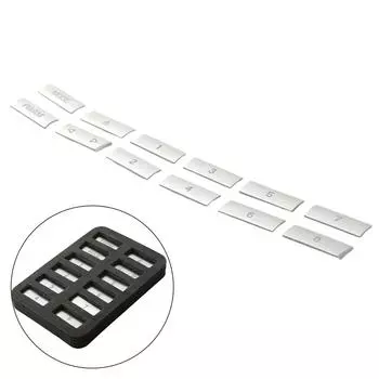 12x Center Console Trim Gear Shift Panel Cover Frame Sticker For BMW 5 6 7 Series 5GT F10 Chrome Interior Button Cap CHINA