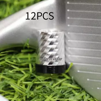 12x Golf Iron Ferrules Covers Club Repair Accessories End Caps Shaft