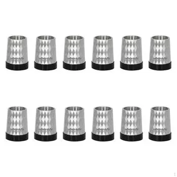 12x Golf Iron Ferrules End Caps Club Repair Parts Shaft Taper Tip Adapter