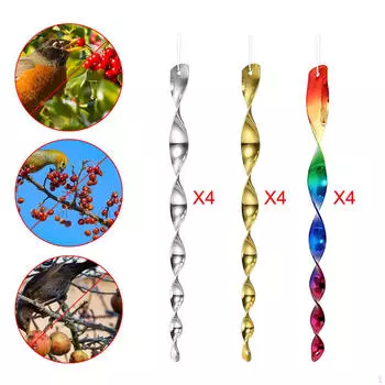 12x отпугиватели птиц, отпугиватели, светоотражающие спирали