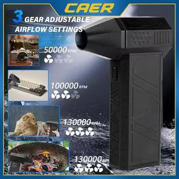 130000 об/мин автомобильный электрический воздуходув X3 Mini Turbo Violent Fan с 3 скоростями перезаряжаемый супер струйный сухой воздуходув для клавиатуры грузовика