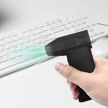 130000 RPM Mini Turbo Jet Fan 52m/s Brushless Motor Turbo Violent Fan Rechargeable Industrial Duct Fan for Computer Keyboard/Car чёрный