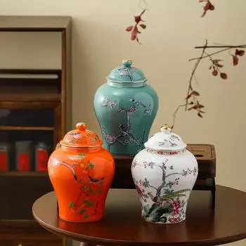 1300 мл керамический чайник для чая, влагостойкий герметичный чайник, контейнер для чая, гостиная, журнальный столик, настольный декоративный керамический горшок