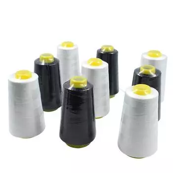 1300 ярдов/рулон прочные прочные полиэстеровые швейные нитки профессиональные нитки для швейных машин вышивка инструменты для домашнего рукоделия чёрный