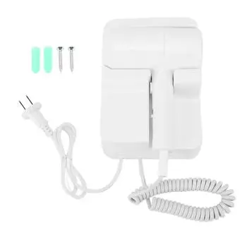 1300 Вт фен с держателем 2 уровня температуры настенный фен для ванной комнаты отеля США