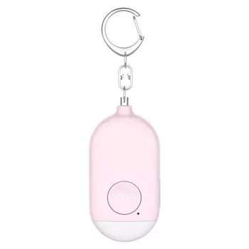 130 дБ громкий аварийный сигнал SOS персональная сигнализация водонепроницаемая сирена безопасности для детей пожилых женщин розовый
