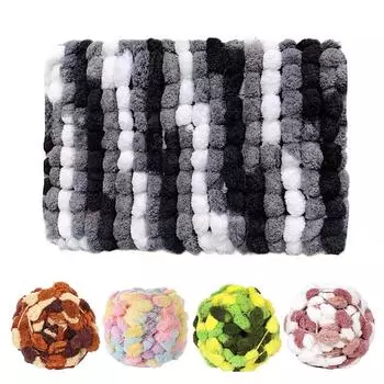 130 г/рулон DIY ручная работа вязание крючком материал плетеная подушка напольный коврик одеяло маленький клубок пряжи
