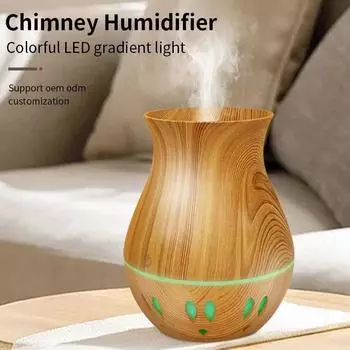 130 мл Wood Grain Mini Humidifier Essential Oil Diffuser Spray Bedroom Air Humidizer Atomizer Aromatherapy Diffuser Mute Home