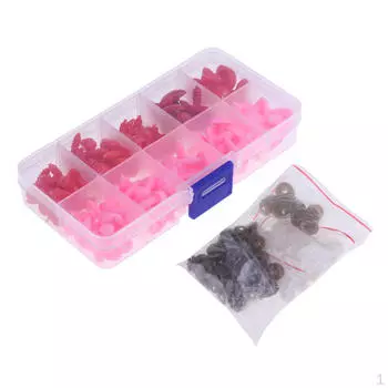 130 шт., безопасный винт, нос 8/9/11/15/16 мм для плюшевого мишки, игрушки в виде животных, принадлежности для самостоятельного изготовления #2