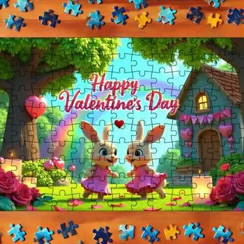130 шт./компл. Пасхальный День святого Валентина Кролик Пазл Цветной Яйцо Кролик Пазл Игра Дети Взрослые Обучающая Бумажная Пазл Игрушка Украшение Дома