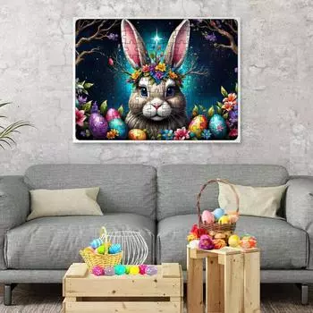 130 шт./компл. Пасхальный кролик пазл красочный яйцо кролик головоломка сборка игра для детей взрослых образовательная бумажная головоломка игрушка украшение дома A