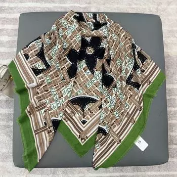 130 см Четыре сезона в наличии Новый хлопок и пенька отделение мода универсальный большой квадратный полотенце кондиционер комната тонкая шаль шарф 130*130cm