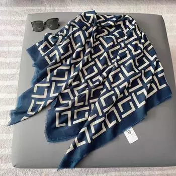 130 см Четыре сезона в наличии Новый хлопок и пенька отделение мода универсальный большой квадратный полотенце кондиционер комната тонкая шаль шарф 130*130cm