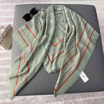 130 см Четыре сезона в наличии Новый хлопок и пенька отделение мода универсальный большой квадратный полотенце кондиционер комната тонкая шаль шарф 130*130cm