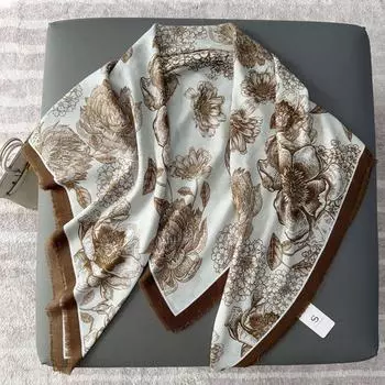 130 см Четыре сезона в наличии Новый хлопок и пенька отделение мода универсальный большой квадратный полотенце кондиционер комната тонкая шаль шарф 130*130 cm