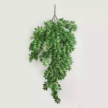 130 см Крытый имитация растения, украшение стены, лист, имитация зеленого листа, домашние декоративные цветы зелёный