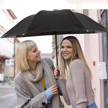 130cm/51.18Inch Highquality Ten-bone Umbrella Reinforced Umbrella Frame Strong Waterproof Windproof Manual Easy to Fold Umbrella зелёный