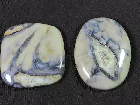 130Cts. Натуральный кофейный яшма 2 шт восьмиугольный кабошон драгоценный камень 33-38MM RQ-1424