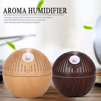 130ML Mini Ultrasonic Air Humidifer Oil Diffuser USB Car Mist Maker Aromatherapy Humidifiers белый