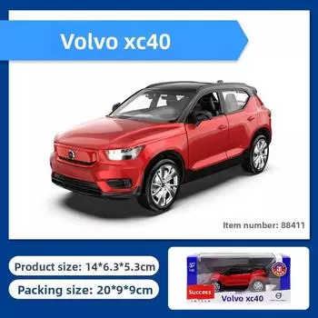 132 Alloy Xc40 Car Model Toys With Functional Doors For Display Gift