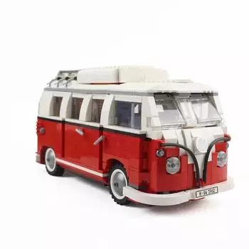 1354PCS Volkswagen T1 Camper Bricks Van Car Bluding Blocks High-techc Ideas Bus Compatible Technical Toy Child Gift
