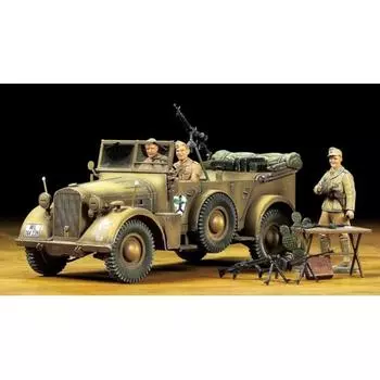135 Kfz.15 37015 Tamiya Italeri Series Немецкая армейская средняя военная машина Horch Северная Африка Передняя пластиковая модель