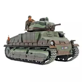 135 No.344 S35 35344 Tamiya Military Miniature Series Французский армейский тяжелый танк Saumur Пластик