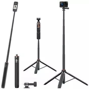135 см невидимая селфи-палка для Vkesen селфи-палка со складным штативом с RS 1 дюйм 360 DJI Osmo AKASO Insta360, (Совместимость X4/X3/GO 2/ONE
