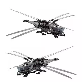 1369 шт. Idol Movie Dune Atrides Royal Bird Bird 10327 Space Dragonfly Plane Building Block Игрушка в подарок