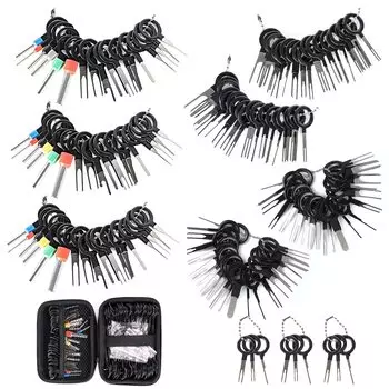 139 шт. Универсальный инструмент для ремонта автомобильных клемм, съемник для разъемов проводов, съемник для разборки автомобильных клемм, ручные инструменты 89Pcs