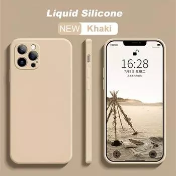 13 11 12 Pro Max Mini официальный жидкий силиконовый чехол для iPhone X XS MAX XR 6 s 7 8 Plus SE 2020 Cover For iPhone 12 Mini белый