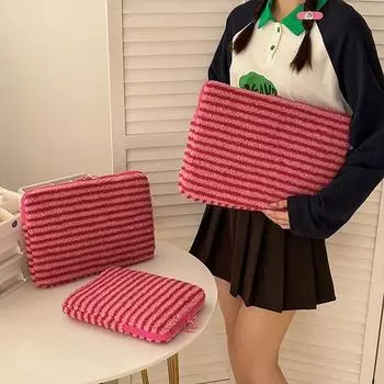 13 14 15,6 дюймовый чехол для ноутбука мягкий плюшевый чехол для планшета компьютерный чехол для Macbook Air Pro 13.3 Xiaomi Mi Pad 5 6 iPad чехол S