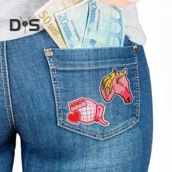 13/22/23/24/25/27 шт. Нашивки своими руками, несколько узоров для вышивки, набор нашивок своими руками для одежды, сумок, головных уборов, самоклеящиеся швейные заплатки для ремонта, семья One Size B