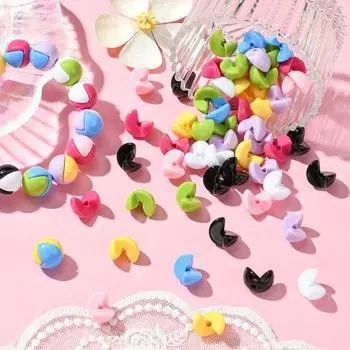 13/23/43 штуки 8-цветных круглых акриловых бусин, креативные свободные бусины, браслеты, ожерелья, серьги, украшения своими руками 13pcs