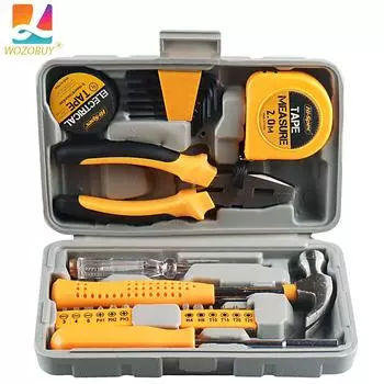 13/24-Piece Tools Set, Household Tool Kit with Storage Toolbox, Basic Tool Set for Garage, Apartment, Dorm, New House