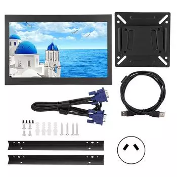 13,3-дюймовый емкостный сенсорный экран Full HD 16:9 широкоэкранный встраиваемый промышленный монитор Full AU PLUG