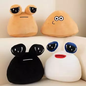 13-40 см Amine My Pet Alien Pou Plush Doll Hot Game Furdiburb Emotion Pou Plushie Cute Alien Stuffed Toy Детские подарки 10-13cm