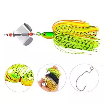 13,5 см/20 г красочные усы рыболовная приманка с металлической блесной блестками реалистичная силиконовая искусственная приманка пресноводные и соленые рыболовные принадлежности C