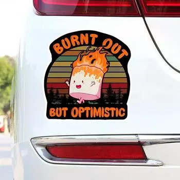 13,5x14 см Интересная аниме-наклейка Креативные водонепроницаемые наклейки на автомобиль Виниловая наклейка Мотоцикл Декоративные аксессуары 13.5x14cm