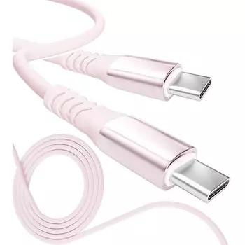 13 цветов 4 длины PD быстрый 15 Вт 60 Вт 100 Вт 100% силикон Сверхпрочный USB-A Type-C на Type-C [официальный представитель inklink в Японии] Зарядный кабель для iPhone