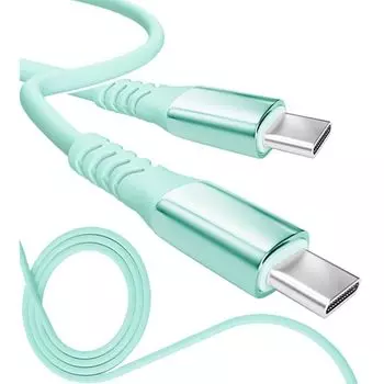 13 цветов 4 длины PD быстрый 15 Вт 60 Вт 100 Вт 100% силикон Сверхпрочный USB-A Type-C на Type-C [официальный представитель inklink в Японии] Зарядный кабель для iPhone