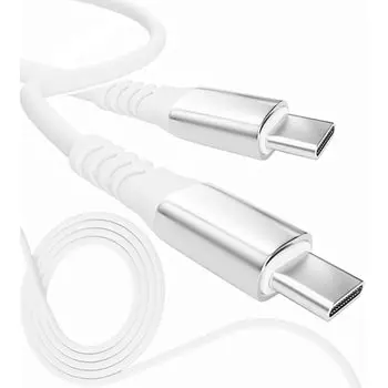 13 цветов 4 длины PD быстрый 15 Вт 60 Вт 100 Вт 100% силикон Сверхпрочный USB-A Type-C на Type-C [официальный представитель inklink в Японии] Зарядный кабель для iPhone