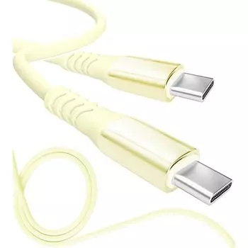 13 цветов 4 длины PD быстрый 15 Вт 60 Вт 100 Вт 100% силикон Сверхпрочный USB-A Type-C на Type-C [официальный представитель inklink в Японии] Зарядный кабель для iPhone