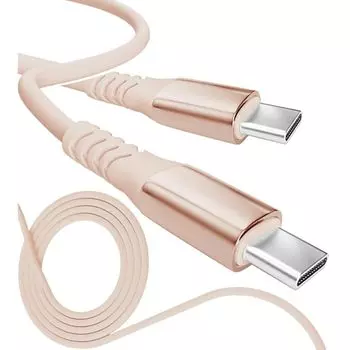 13 цветов 4 длины PD быстрый 15 Вт 60 Вт 100 Вт 100% силикон Сверхпрочный USB-A Type-C на Type-C [официальный представитель inklink в Японии] Зарядный кабель для iPhone