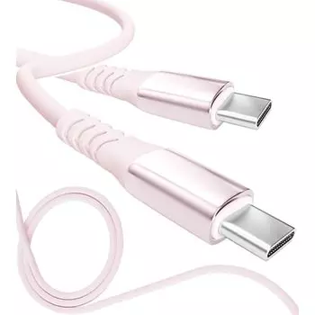 13 цветов 4 длины PD быстрый 15 Вт 60 Вт 100 Вт 100% силикон Сверхпрочный USB-A Type-C на Type-C [официальный представитель inklink в Японии] Зарядный кабель для iPhone