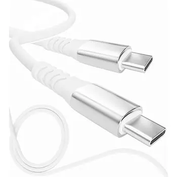 13 цветов 4 длины PD быстрый 15 Вт 60 Вт 100 Вт 100% силикон Сверхпрочный USB-A Type-C на Type-C [официальный представитель inklink в Японии] Зарядный кабель для iPhone