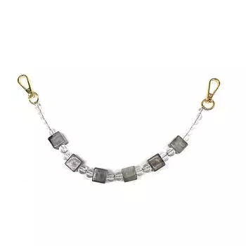 13 дюймов Запасные цепочки для сумки, женского кошелька, поясной сумки, сумки ручной работы DIY, акриловые цепочки, короткие ремешки, DIY аксессуары серый